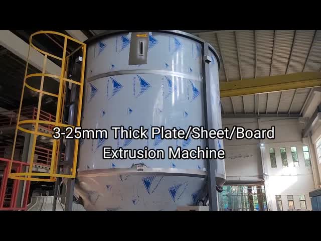 HDPE PP Thick Sheet Extrusion Machine 3-25mm Siemens PLC Computerized