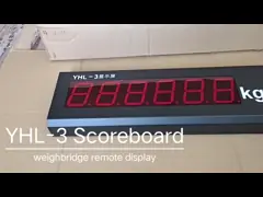 Красный дисплей СИД удаленный для масштаба тележки, экранного дисплея Weighbridge, табло серии YHL-3 video