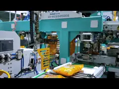 Минута PLC 133L/сумки машины упаковки муки вакуума зернистая полностью автоматическая сплетенная video