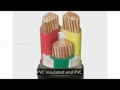 Изолированные кабели PVC 0.6/1KV 4x95 SQMM для распределения силы video