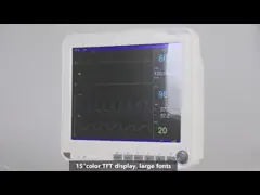 病院の大きい壷多変数忍耐強いモニターの徴候の監視15インチ