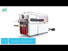 Автоматический крен бумажного стаканчика 12KW отрезанным одобренным cE машины умирает video