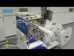 Машина для автоматической резки струн из материала ПП для намотки пластиковых струн video