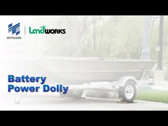 Тележка электричества изменяемой скорости, движение электрической тележки руки легкое video