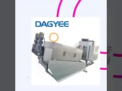 Spiral Sludge Dewatering Screw Press Machine 150kg/H