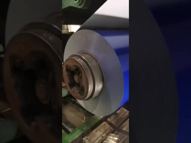 Покрытая цветом катушка металлического листа зеленого цвета лотоса стального листа Гальвалуме коммерчески видео