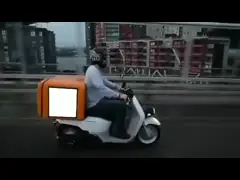 коробка кабеля доставки 85L для доставки еды и пиццы или напитка для мотоцикла и скутера со светом СИД video