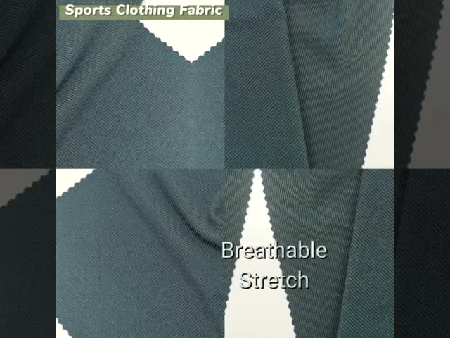 85% Nylon 15% Spandex Sports Clothing Fabric 75D 175gsm 160cm Breathable