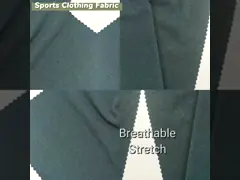 Tessuto di nylon 75D 175gsm 160cm dell‘abbigliamento di sport dell‘elastam di 85% 15% respirabile