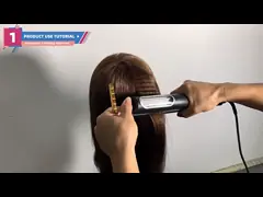 Утюг волос мини турмалина топления PTC раскручивателей перемещения автоматический гофрируя video