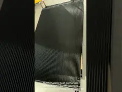 Паяемый хладоагент одиночным управлением теплообменного аппарата 1MM катушки Microchannel трубки ребра video