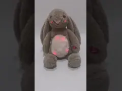 0.25M 9.84in腹Plushおもちゃの上のライトを持つ歌うぬいぐるみ