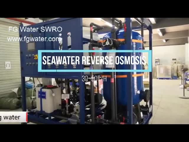 380GPD Sea Water Reverse Osmosis Desalination System