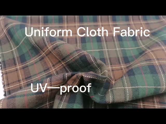 100% Cotton Uniform Cloth Fabric 20SX20S 180gsm 150cm UV Proof