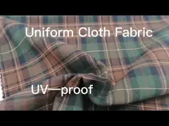 Доказательство ткани 20SX20S 180gsm 150cm ткани 100% хлопок равномерное УЛЬТРАФИОЛЕТОВОЕ video