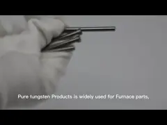 Вольфрам штанга особой чистоты для частей электрического прибора вакуума и электрического источника video