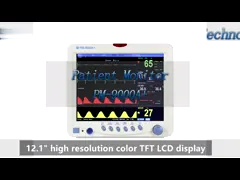 耐久財の携帯用Multiparameterのモニター色TFT LCDの忍耐強いモニターの病院