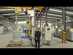 Gas Refining 60% Rotary Degassing Unit For Aluminium Transfer Ladle Degassing