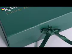 Коробки роскошного подарка упаковывая с бумагой искусства 157gsm бумага Paperboard 1200 gsm video