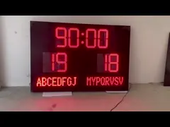 Qutar Football Electronic Scoreboard With Country Name