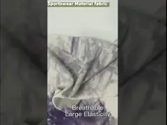gebatikter Jersey Breathable Sport-materielles Gewebe 100D 240gsm 160cm 92%Polyester 8%Spandex