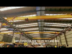 Крана EOT прогона склада низкая мощность путешествовать электрического одиночного надземная video