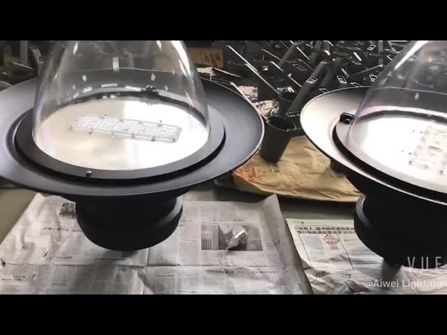 водонепроницаемость IP65 наружное светодиодное садовое освещение ландшафтные огни 60W городская лампа литой алюминиевый материал DLC одобренное светодиодное городское освещение видео