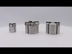 Certificat pneumatique en aluminium de la CE de taille ennuyée de la pince 16mm de cylindre de dureté