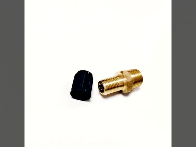 1/4" NPT MPT Brass Air Compressor Tank Fill Valve For Car Wheel Tires