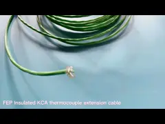 Чистый медный удлинительный кабель неизолированной термопары FEP изолировал KCA 0.35MM*7/4 video