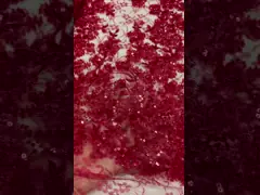 Luxury Heavy Beaded Embroidery Red Lace Fabric For Dresses