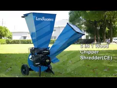 3 В 1 деревянном Chipper руководстве шредера начните благоустраивать силовое оборудование video