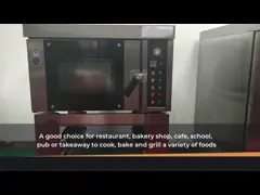 Промышленная печь пекарни конвекции горячего воздуха нержавеющей стали с 3 слоями video