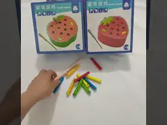 Игра 5 деревянной ошибки улавливая проникает игрушки 1 Montessori деревянных аксессуаров игрушек воспитательные video