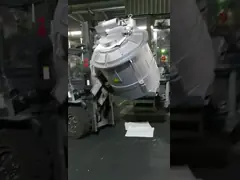 серебряная жидкая алюминиевая передача тепла алюминия грузоподъемника ковшей передачи 0.5T video