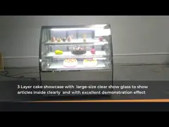 Fan Cooling Arc Type Three Layer Cake Showcase Fridge