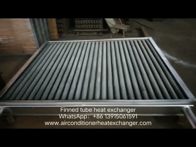 CE 1/4HP Air Fan Louvered Fin Heat Exchanger Hydrophilic 8 Rows