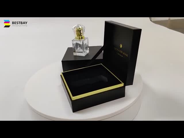 Надушите твердые подарочные коробки CCNB картона покрывая 120gsm штейн 15*10*5CM видео