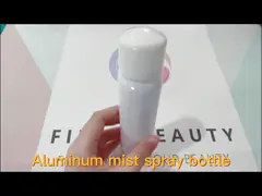 100ml White Aluminum Spray Bottle Mist Sprayer Bottles For Alcohol Cosmetic