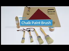 мел 1.5in и картина ручки DIY набора кистей 3pcs воска деревянная video