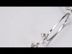 Умственные рамки для детей супер освещают - розовые белые Eyeglasses video