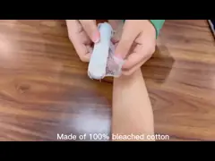 Газус Medical 100% Cotton Dressing Газус и повязка ISO одобренные стерильные video