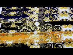 Island Style Polyester Printing Fabric 1.5m Width Custom Pattern