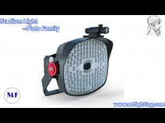 240W-1800W IP67 Waterproof Stadium Flood light 200LM/W Laser Aiming Assembly