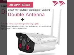 Автомобиль отслеживая умный AI камеры слежения PTZ инфракрасн Starlight IP Wifi на открытом воздухе водоустойчивый video