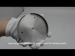 Вольфрам CNC подвергал части механической обработке для индустрий полупроводника video