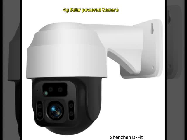 Outdoor 2MP PTZ 4g LTE Solar Security Camera With Micro SIM Card video