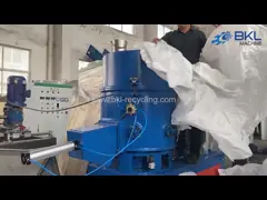 Повторно используйте ткань волокна машины 132KW Agglomerator фильма пластиковую video