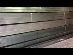 Труба квадрата горячего погружения EN10327 гальванизированная GI сварила сталь 20mm x 20mm video