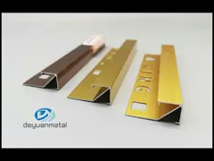 Алюминиевый пол 6063 окаймляя отделку пола SGS толщины прокладки отделки 1.0mm стандартную video